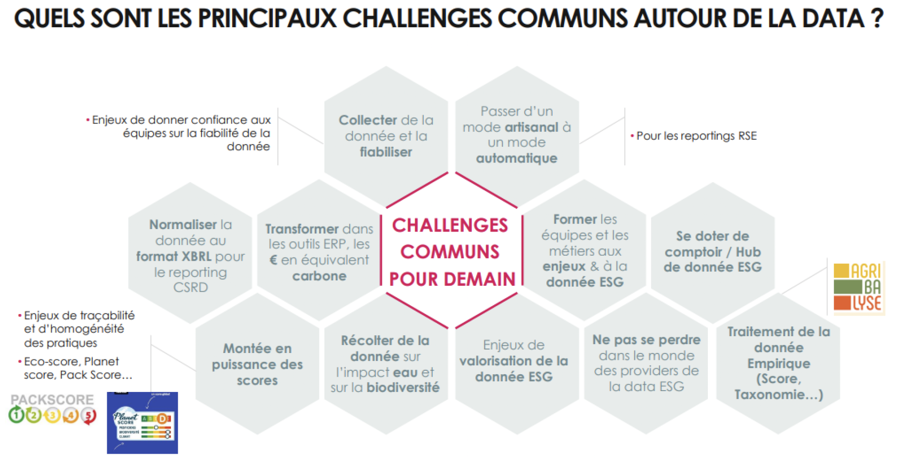 Quels sont les principaux challenges communs autour de la data ?